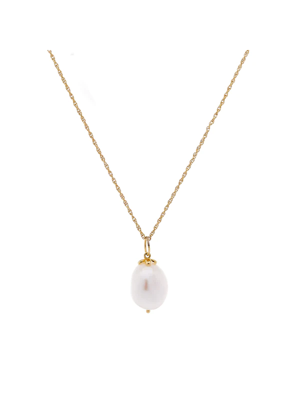 Sybella Jewellery Jessica Freshwater Pearl Pendant on Gold Chain
