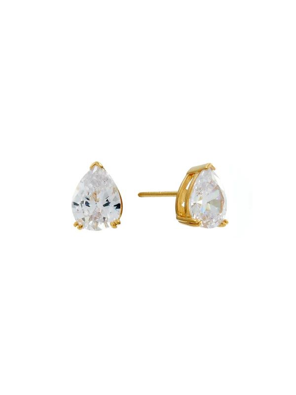 Sybella Jewellery Libby Teardrop Studs Gold