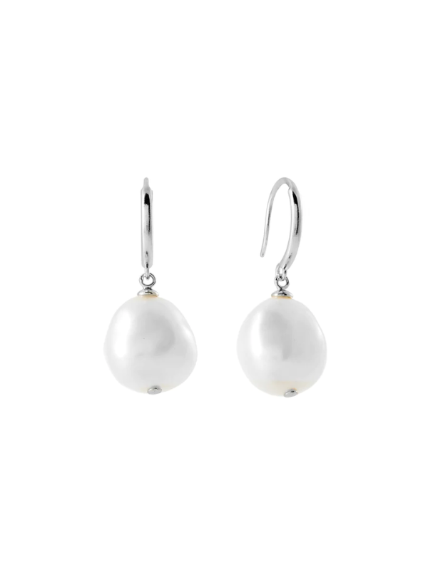 Sybella Jewellery Romy Freshwater Pearl Silver Hook Drop Earrings