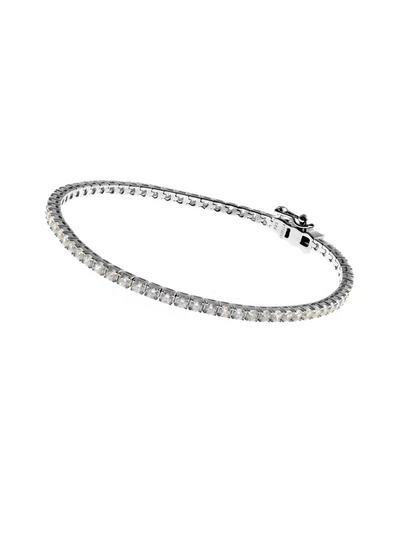 Sybella Jewellery Sacha Silver Claw Set CZ Bracelet