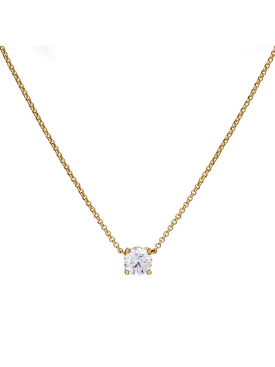Sybella Jewellery Sade Claw Set CZ Necklace Gold