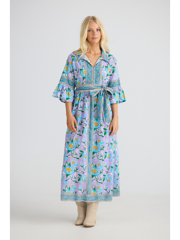 Talisman Aurelia Dress Lilac Lotus Front