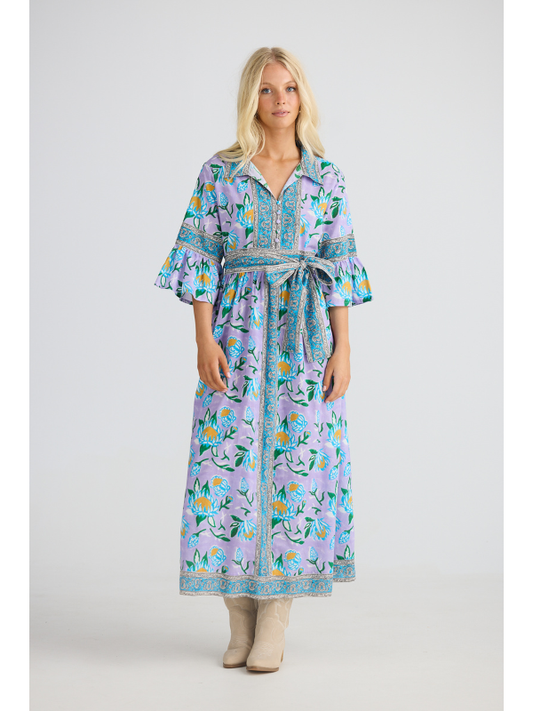 Talisman Aurelia Dress Lilac Lotus Front