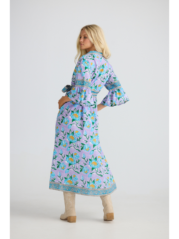 Talisman Aurelia Dress Lilac Lotus Side