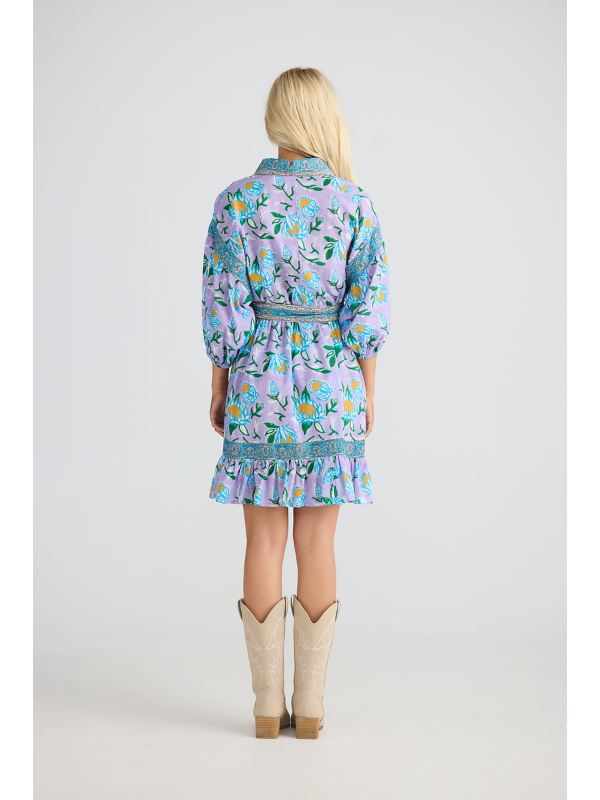 Talisman Echo Dress Lilac Lotus Back