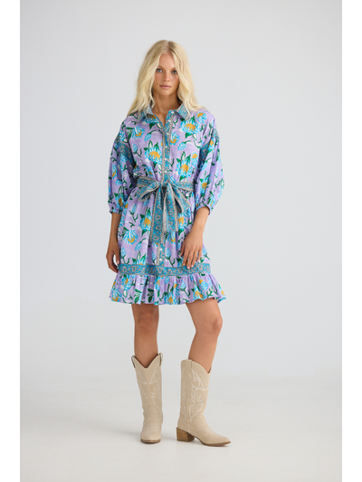 Talisman Echo Dress Lilac Lotus Front