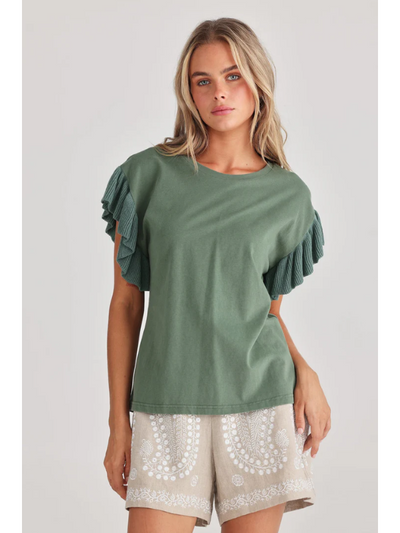 Talisman Lili Tee Basil Front