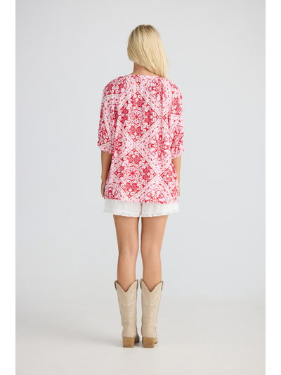 Talisman Rodeo Top Wild Heart Bandana Back