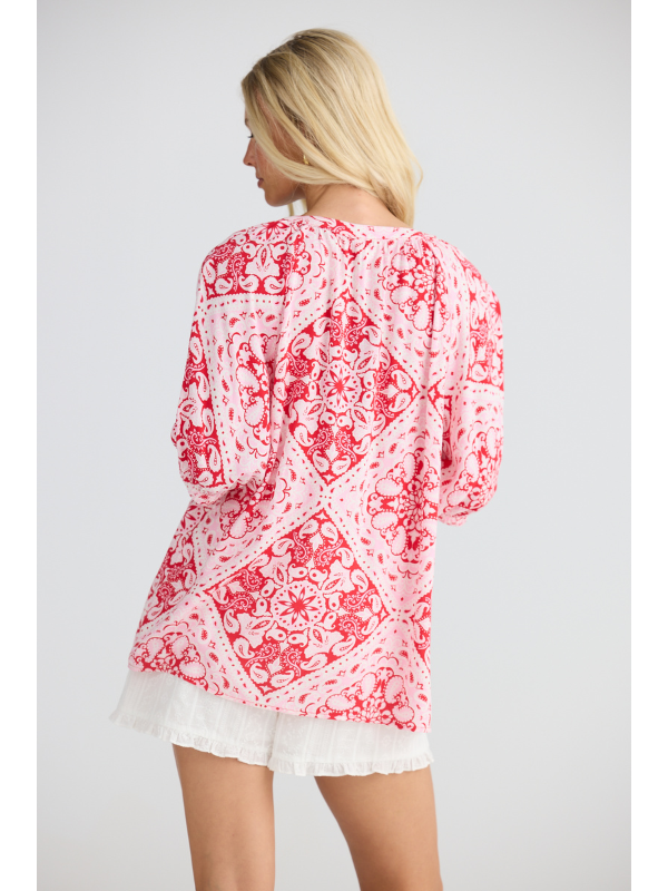 Talisman Rodeo Top Wild Heart Bandana Detail