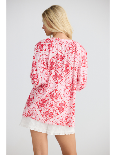 Talisman Rodeo Top Wild Heart Bandana Detail