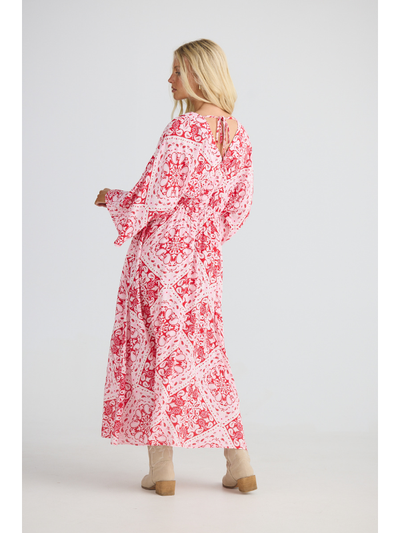 Talisman Yuki Midi Dress Wild Heart Bandana Side