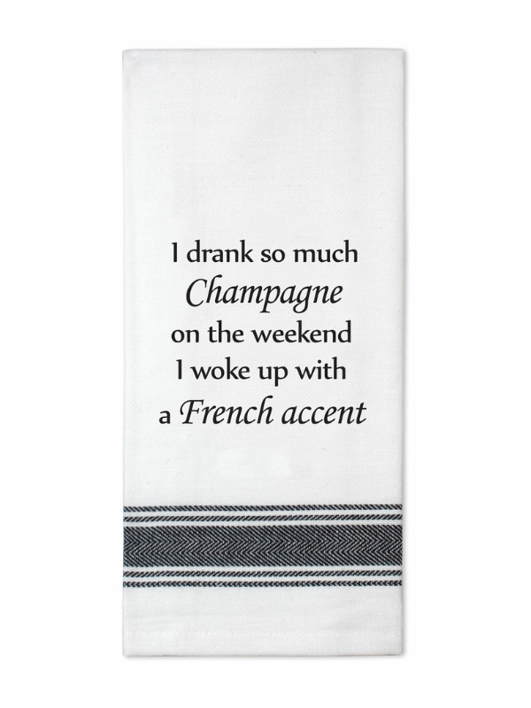 Tamboril Funny Tea Towel French Accent