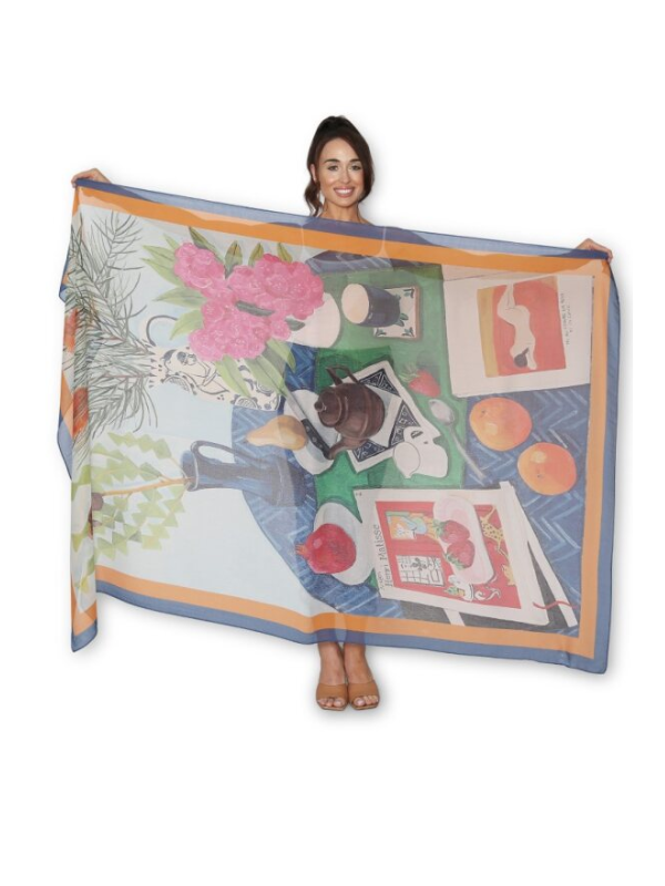 The Artists Label A Slice of Life Viscose Modal Scarf