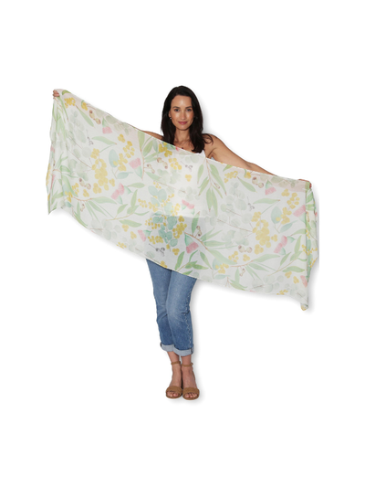 The Artists Label Australian Floral Viscose Modal Scarf