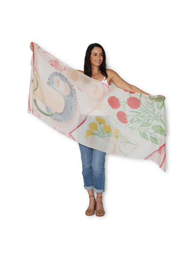 The Artists Label Milky Tea Viscose Modal Scarf