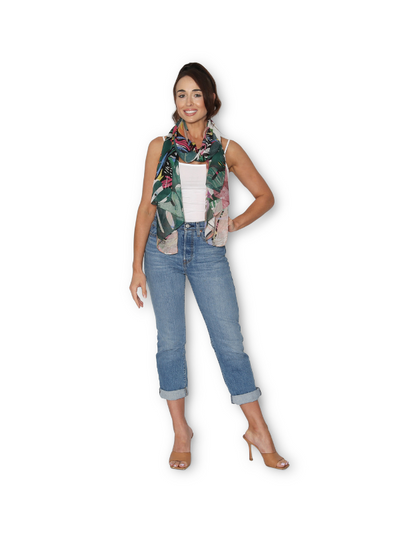 The Artists Label Tropical Paradise Viscose Modal Scarf