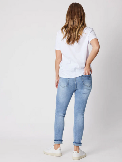 Threadz London Stretch Jogger Jean Denim Back