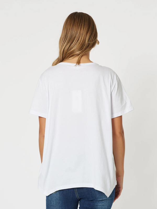 Threadz Sandshoe T-Shirt White Back