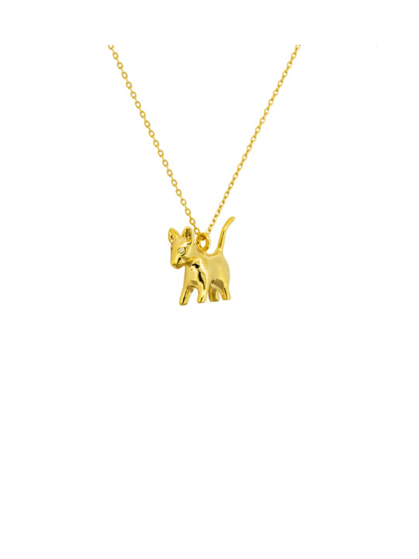 Tiger Tree Astro Necklace Gold