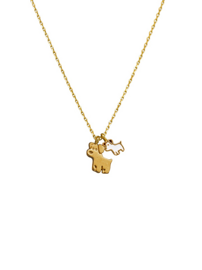 Tiger Tree Billy & Bob Necklace Gold