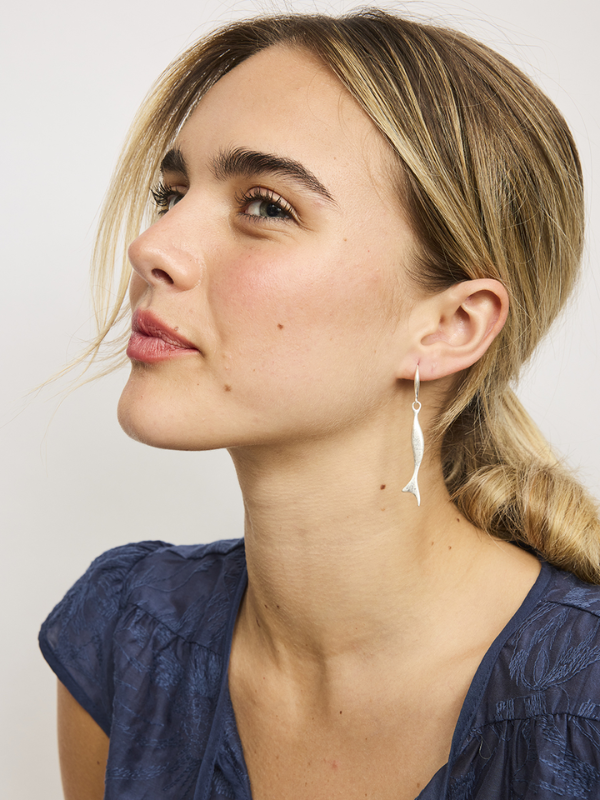 Tiger Tree Finley Earrings Silver