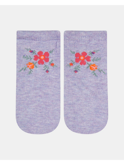 Toshi Ankle Jacquard Organic Baby Socks Louisa