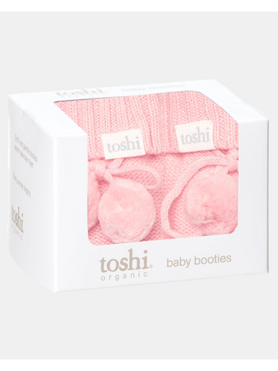 Toshi Marley Organic Booties Pearl