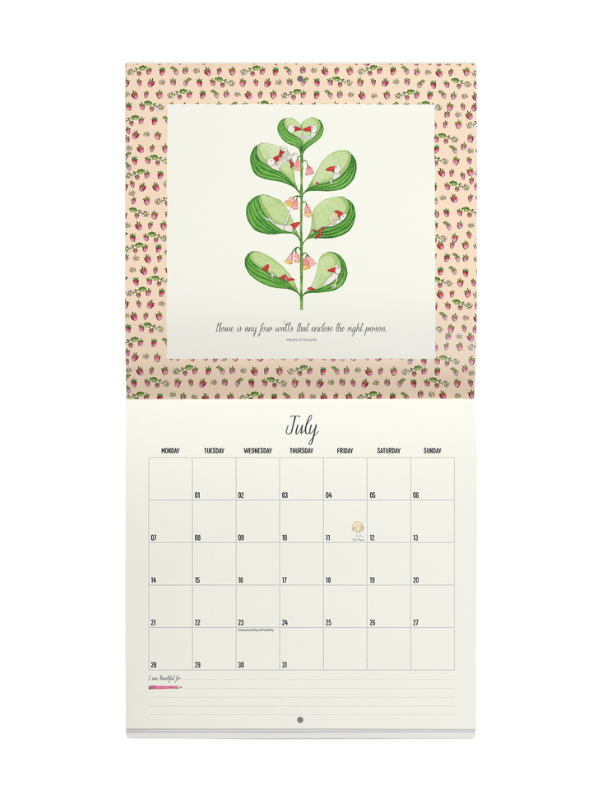 Twigseeds 2025 Calendar July