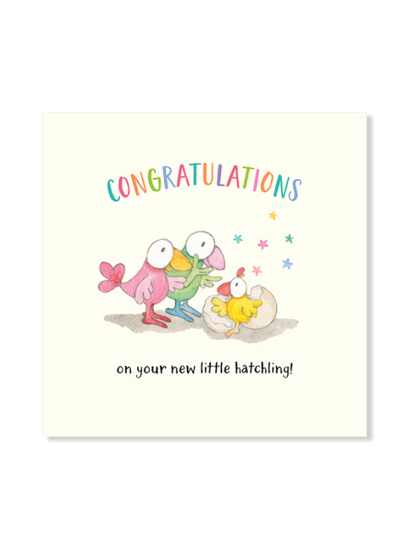 Twigseeds Congratulations On Your New Little Hatchling Card