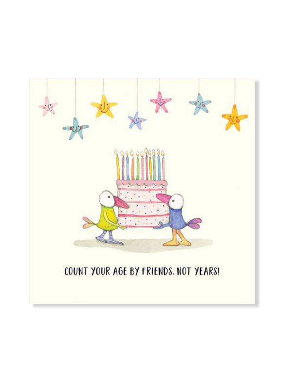 Twigseeds Count Your Age By Friends Card