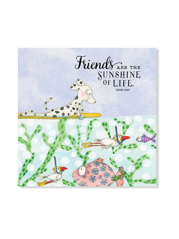 Twigseeds Friends Are The Sunshine of Life Card