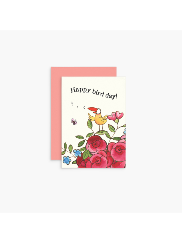 Twigseeds Happy Bird Day Mini Card