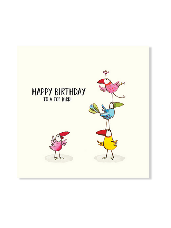 Twigseeds Happy Birthday To A Top Bird Card