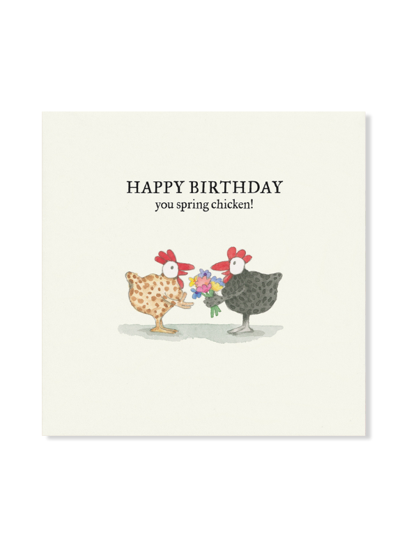 Twigseeds Happy Birthday You Spring Chicken Card