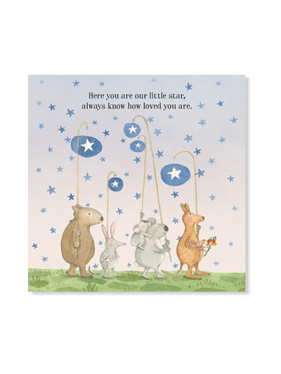 Twigseeds Here You Are Our Little Star Card