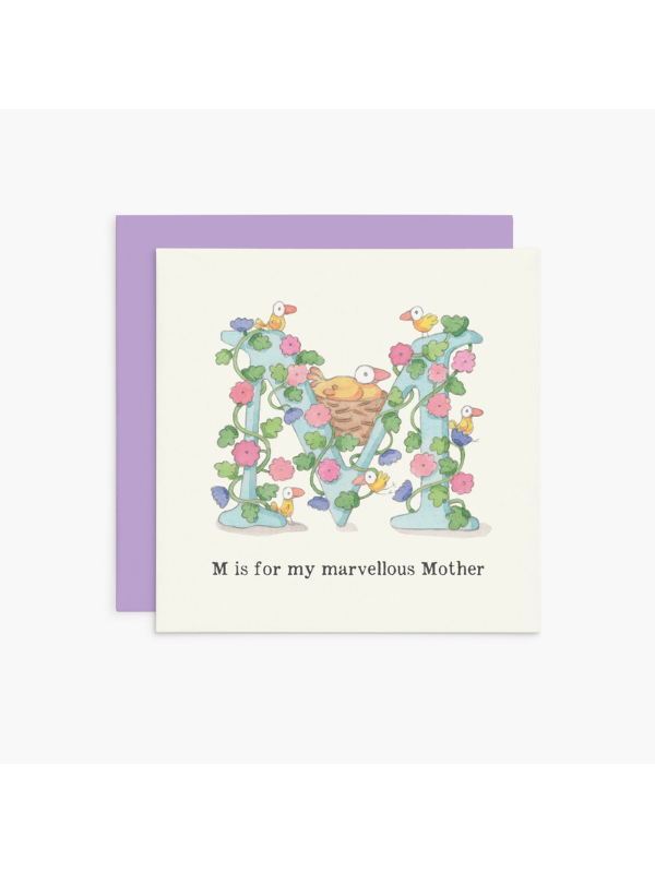 Twigseeds M Is For My Marvelous Mother Card