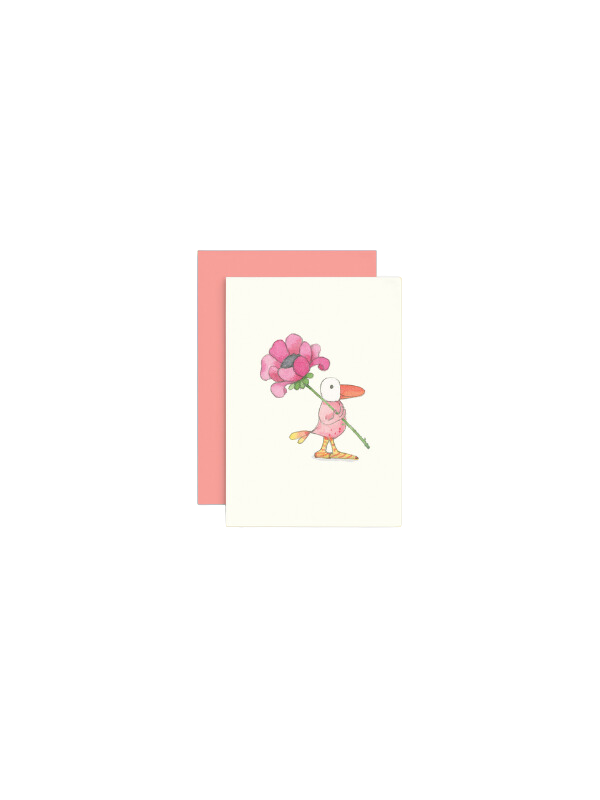 Twigseeds Mini Bird With Flower Card