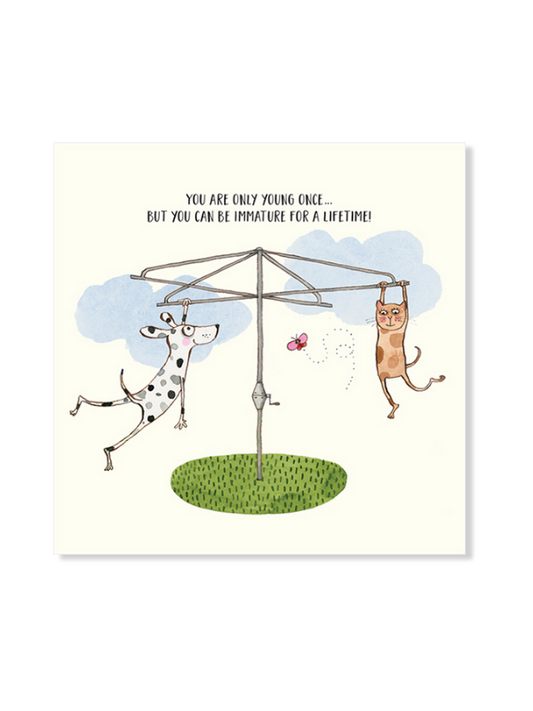 Twigseeds You Are Only Young Once... Card