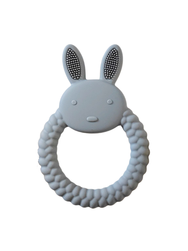 Urban Products Bunny Teether Ring Blue