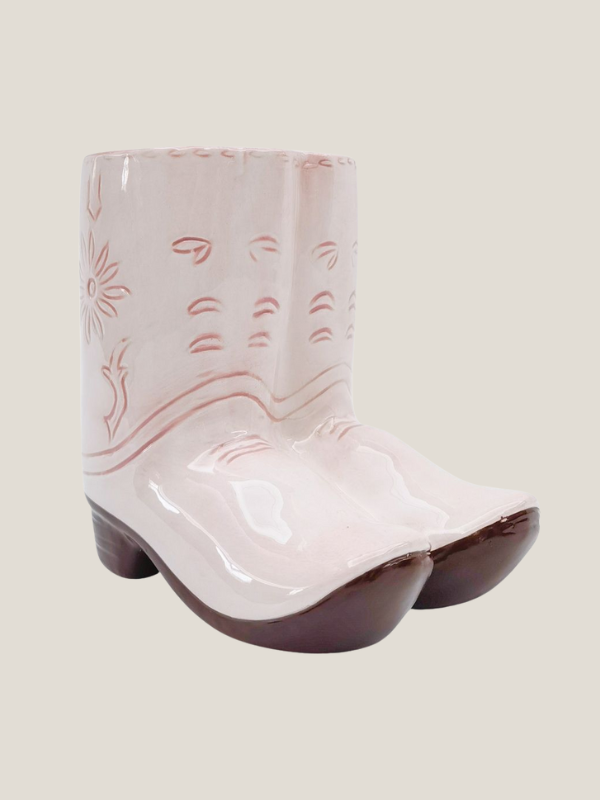 Urban Products Cowboy Boots Planter Pink Medium