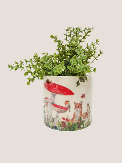 Urban Products Enchanted Garden Planter Red Small