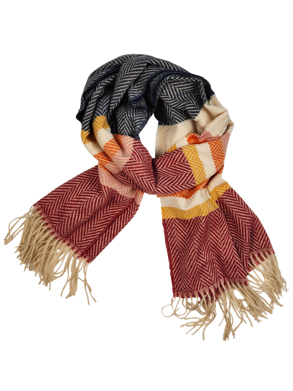 Urban Products Kate Scarf Navy & Berry