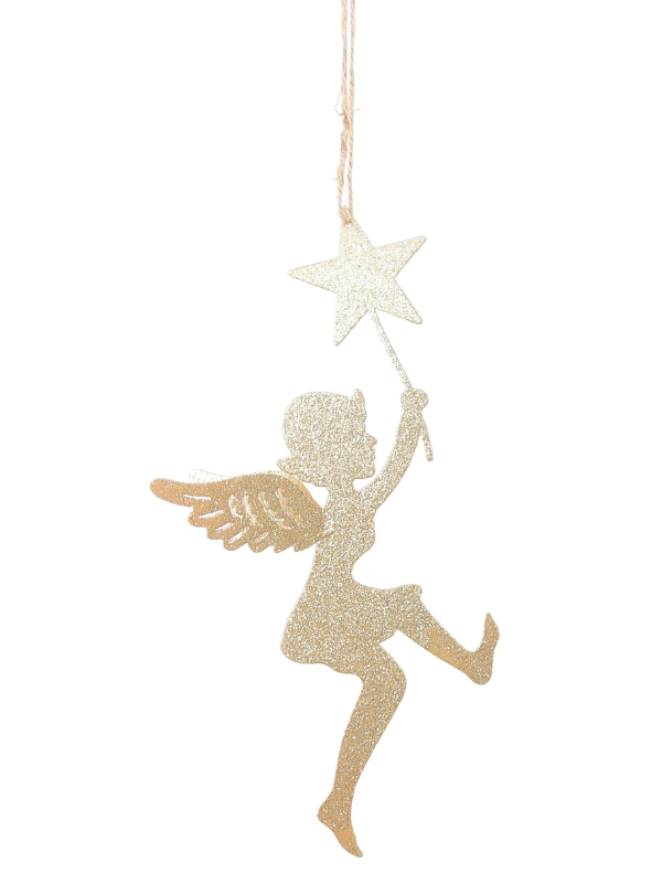 Urban Products Metallic Girl with Star Hanging Ornament