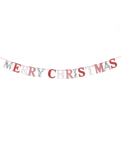 Vandoros Merry Christmas Paper Garland & Twine (example 2)