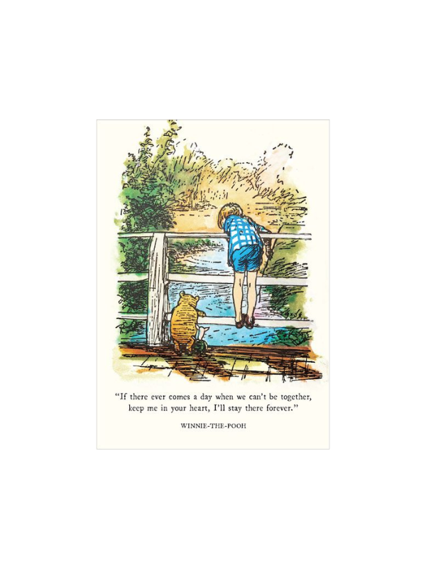 Vevoke Winnie The Pooh Together Card