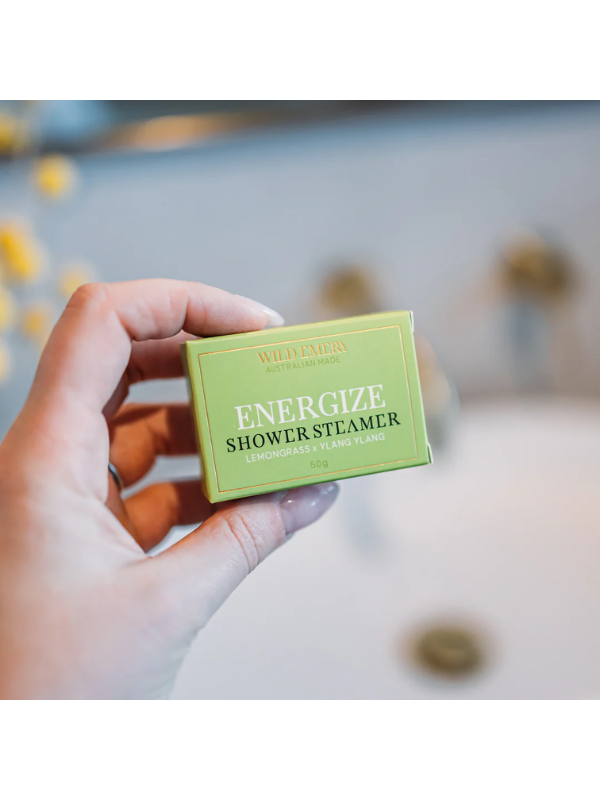 Wild Emery Energize Shower Steamer 50g