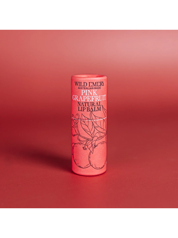 Wild Emery Pink Grapefruit Natural Lip Balm 10g