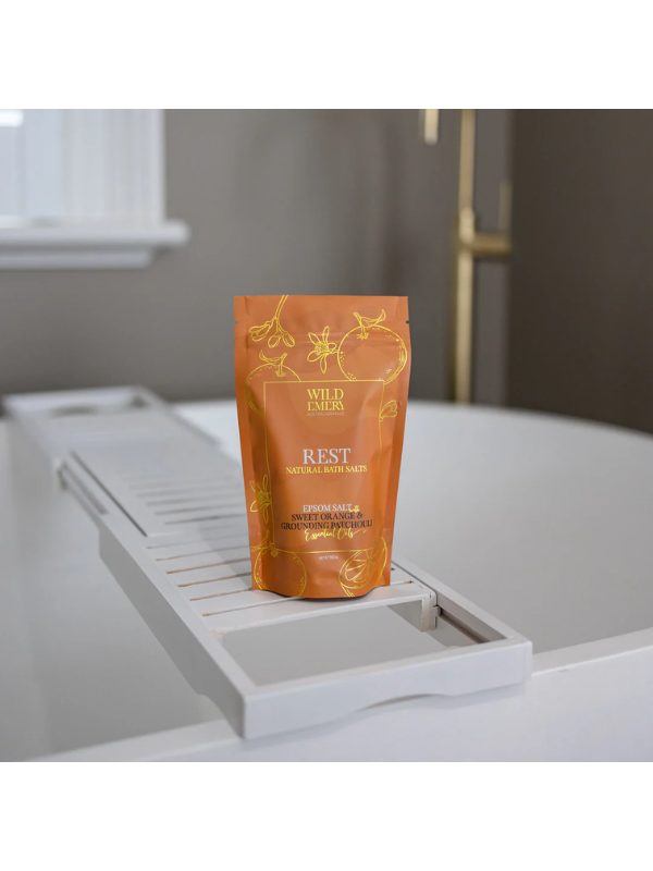 Wild Emery Rest Natural Bath Salts 180g