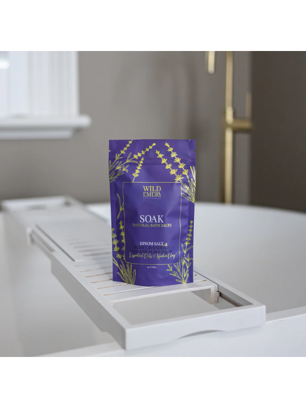 Wild Emery Soak Natural Bath Salts 180g