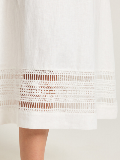 Yarra Trail Daisy Skirt White Detail